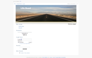 Life Road Template for uCoz